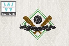 Baseball Cutting Files KWD022B Product Image 1