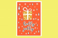 AA25-Christmas Greetings cards 6 Designs - SVG Bundle Product Image 3