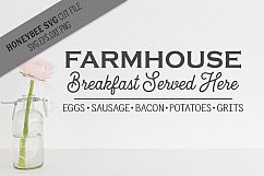 Farmhouse Breakfast SVG Cut File Product Image 1