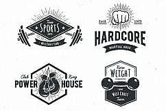 Retro Gym | Logo Templates Product Image 14