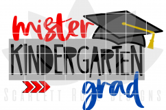 Mister Kindergarten Grad - Boy SVG Product Image 2
