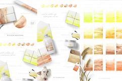 Watercolor Ombre Yellow &amp; Gold Product Image 3