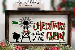 Farmhouse Christmas Bundle of 18 Designs SVG DXF FCM Product Image 2