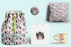 Funny Snowmen - Watercolor Clip Art Set Product Image 8