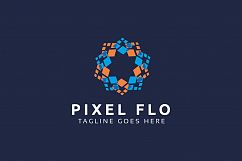 Pixel Flower Logo Product Image 2