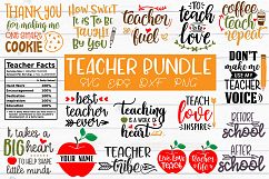 Teacher Bundle SVG, EPS, DXF, PNG Product Image 1