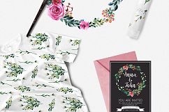 Watercolor Passion Flowers Product Image 5