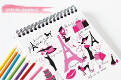 Paris Je T&#039;Aime graphics and illustrations Product Image 3