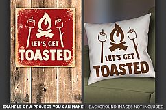 Let&#039;s Get Toasted SVG - Camping Svg - Camping Signs SVG 742 Product Image 3