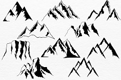 Mountains HandDrawn Vector Product Image 3