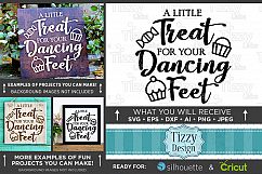 A Little Treat For Your Dancing Feet SVG Wedding Sign - 5513 Product Image 1