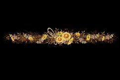 Large Wreaths &amp; Garland From My Garden/ Clipart- Elements Product Image 7