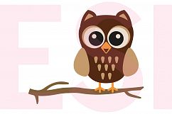 Owl on a Branch Design Product Image 1