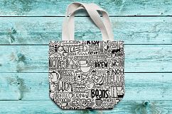 Crazy for Coffee Seamless Repeat Pattern Product Image 2