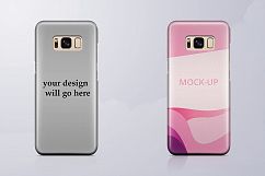 Samsung Galaxy S8 3d Phone Case Mockup Product Image 2
