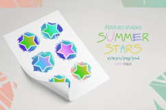 Summer stars. Abstract elements. Product Image 1