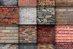 Brick Wall Textures Digital Paper Product Image 2