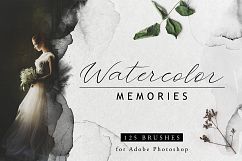 Watercolor memories - 125 PS brushes Product Image 1