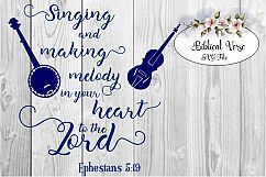 Biblical Verse, SVG Cut File Product Image 1