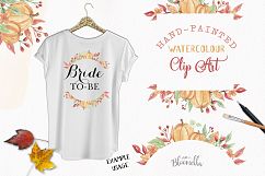 Pumpkin Harvest Festival Frames Watercolor Clipart Border Autumn Fall Product Image 2