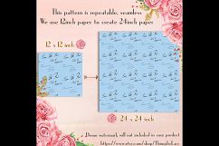 100 Seamless Vintage Script Handwriting Digital Papers Product Image 2
