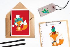 Woodland Christmas  graphics and illustrations Product Image 4
