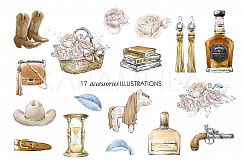 Western Clipart Product Image 4