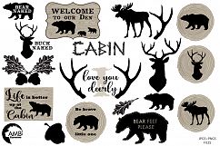 Rustic Cabin Elements,graphic, illustration, clipart AMB-1870 Product Image 5