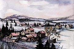 Countryside Watercolor Landscapes Product Image 4
