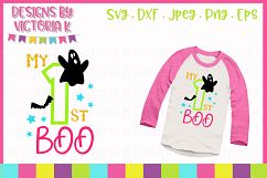 My 1st Boo, Halloween, SVG, DXF, PNG Product Image 1