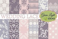 Wedding Lace Digital Papers Product Image 1