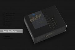 Paper Box Mockup Half Side View Product Image 2