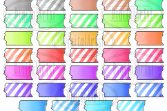 Kawaii Washi Tape Clipart Product Image 2