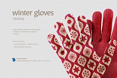 Winter Gloves Mockup Product Image 2