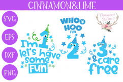 Monster Birthday Bundle SVG Cut File Product Image 1