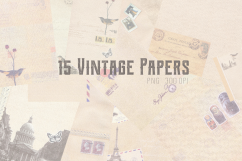 15 Vintage Papers Product Image 1