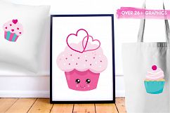 Cupcakes graphics and illustrations Product Image 5