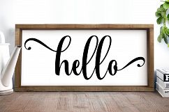 Script Word Bundle for Canvas Signs Product Image 3