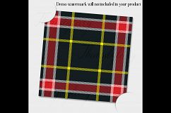 24 Seamless Red, Black, Yellow Plaid Digital Papers, Tartan Product Image 6