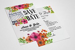 Double Sided Save The Date Card Product Image 2