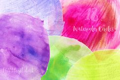 Watercolor Clipart Circles Watercolor Splotch Hand Painted Product Image 2