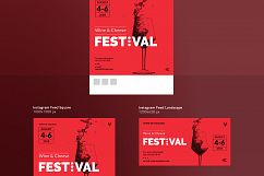 Wine and Cheese Festival Design Templates Bundle Product Image 21