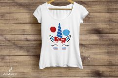 Unicorn SVG - Football Cheer Vector Cut Files Product Image 5