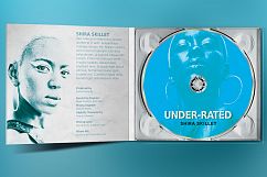 Underrated 4 Panel Digipak CD Artwork Template Product Image 7