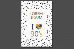 Cards,posters. Memphis design 80-90s Product Image 8