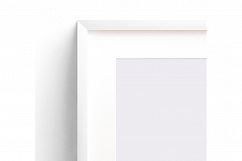 Styled Stock Photography, Frame Mockup set, vertical&amp;Horizontal white frames Product Image 2