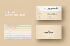 Minimalist Business Card Design Product Image 1