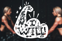Success Quote Overlay - I Can I Will Product Image 1