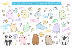 Cute Creatures Vector Set Product Image 2