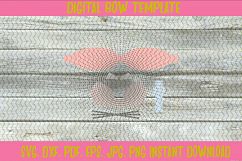 Cat Ears Hair bow Template. Product Image 2